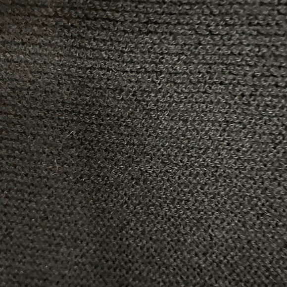 Eileen Fisher Black Wool Crepe Swing Midi Dress Petite Small - Picture 6 of 8